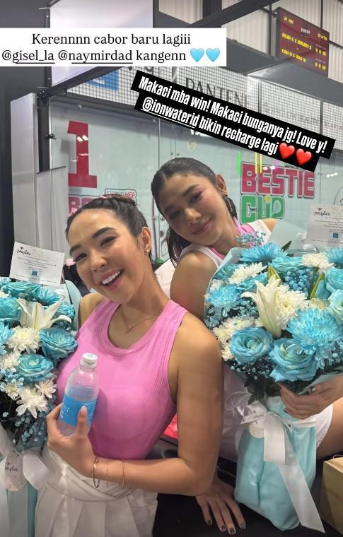 artis turnamen padel Bestie Cup 2025 (Instagram.com/gisel_la)