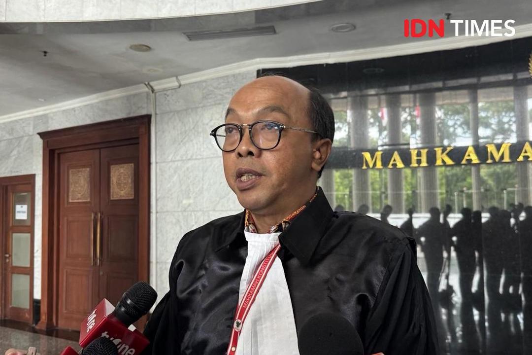 Panji Prasetyo selaku kuasa hukum VISI pada Senin (30/6/2025) (IDN Times/Elizabeth Chiquita)