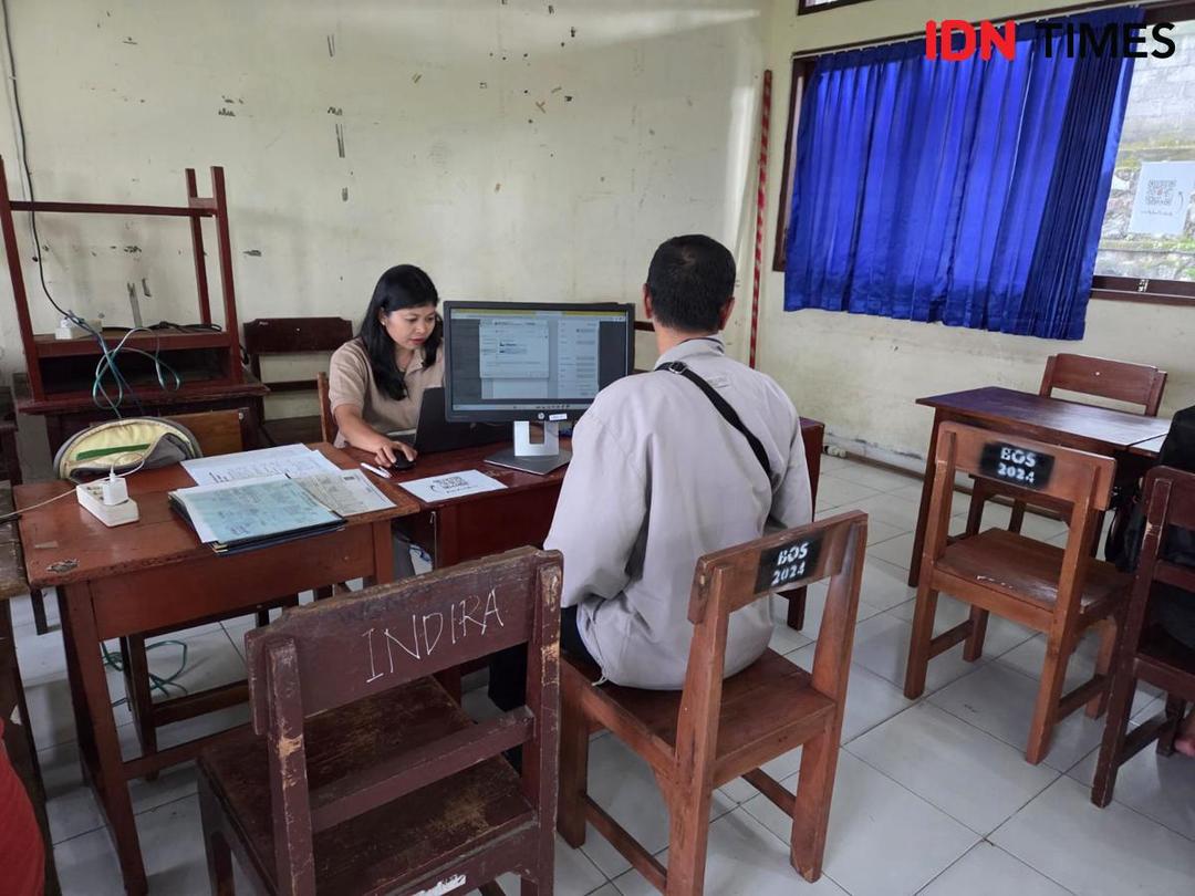 Baru 30 Siswa yang Mendaftar Ulang di SMAN 1 Marga Tabanan
