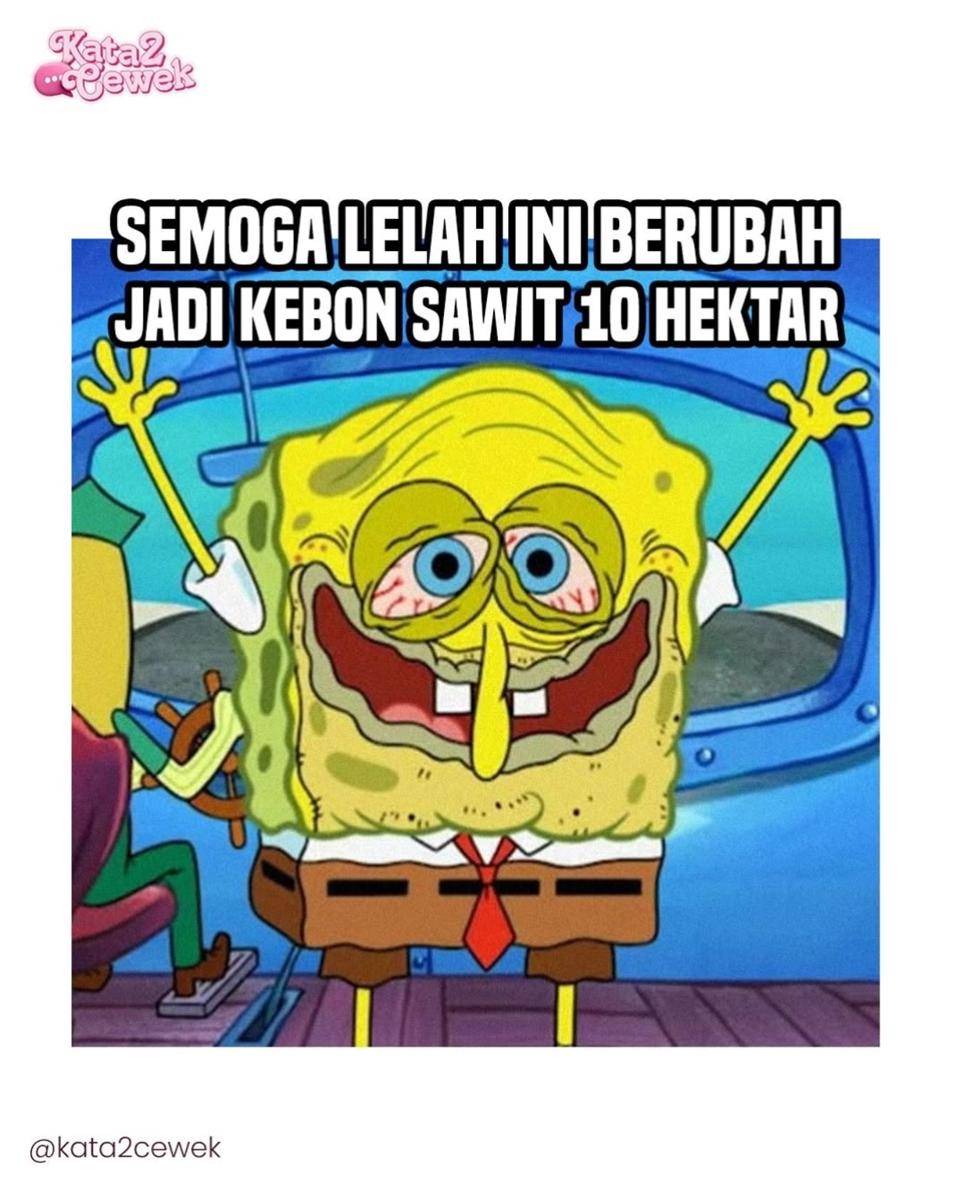 Meme lelah pol (instagram.com/kata2cewek)