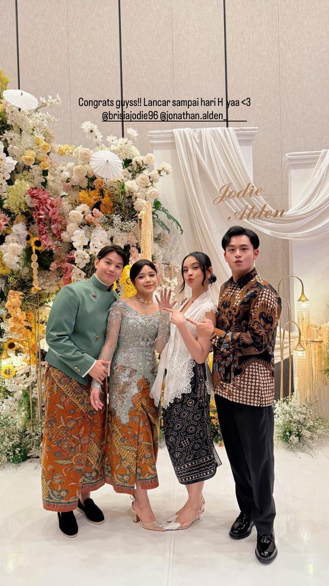 artis di lamaran Brisia Jodie (instagram.com/lyodraofficial)