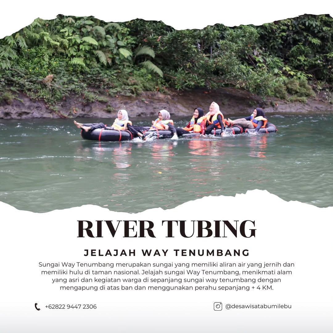 Wisata Edukatif Bumi Lebu Pesisir Barat, River Tubing sampai Sulam Tapis