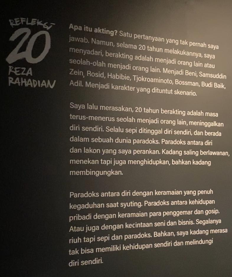 instalasi seni Eudaimonia karya Reza Rahadian di ArtJog 2025