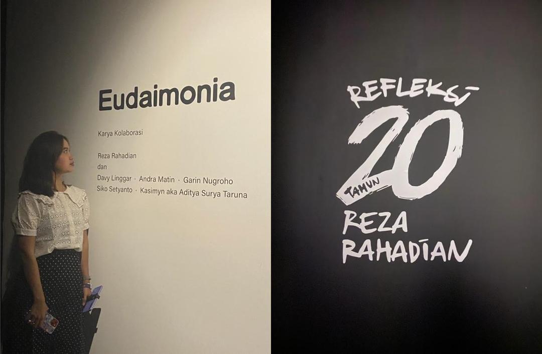 instalasi seni Eudaimonia karya Reza Rahadian di ArtJog 2025