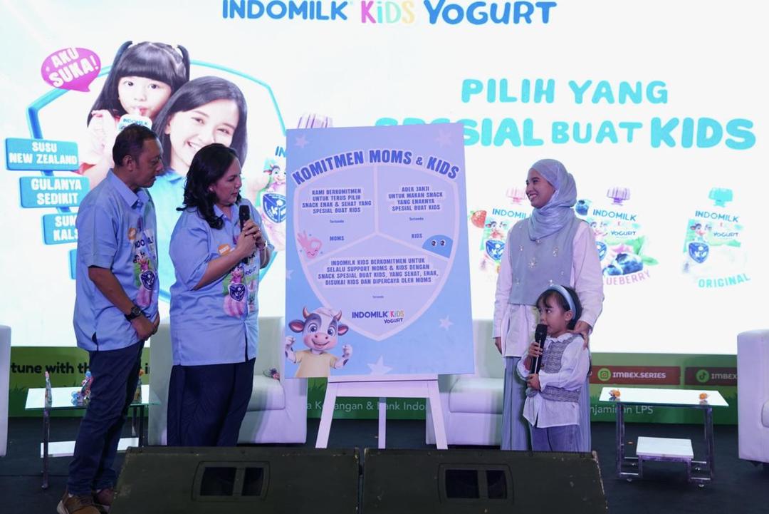 Indomilk Kids Yogurt Cemilan Sehat untuk Anak yang Rendah Gula, lho!