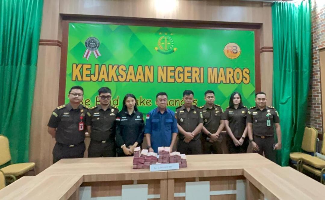 Kejari Maros menetapkan satu tersangka baru korupsi internet Diskominfo/Istimewa