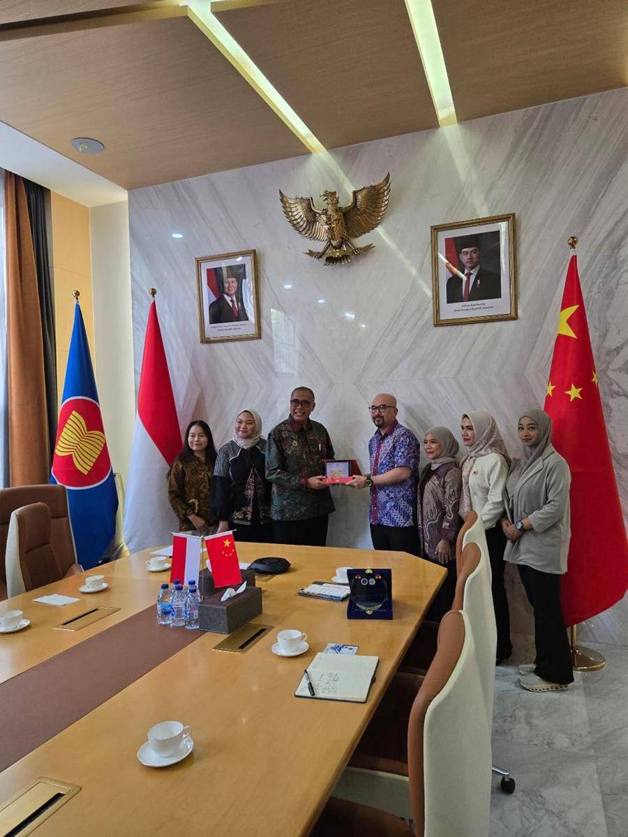 DePA-RI saat kunjungan ke KBRI di Beijing. (Dok. Istimewa)