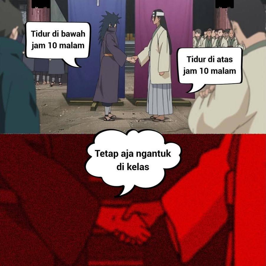 Meme kelakuan anak sekolah