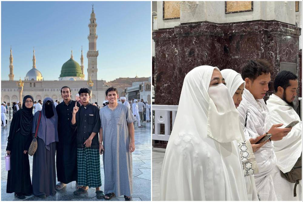 10 Potret Ummi PIpik Umrah di Bulan Muharram, ajak Anak dan Menantu!