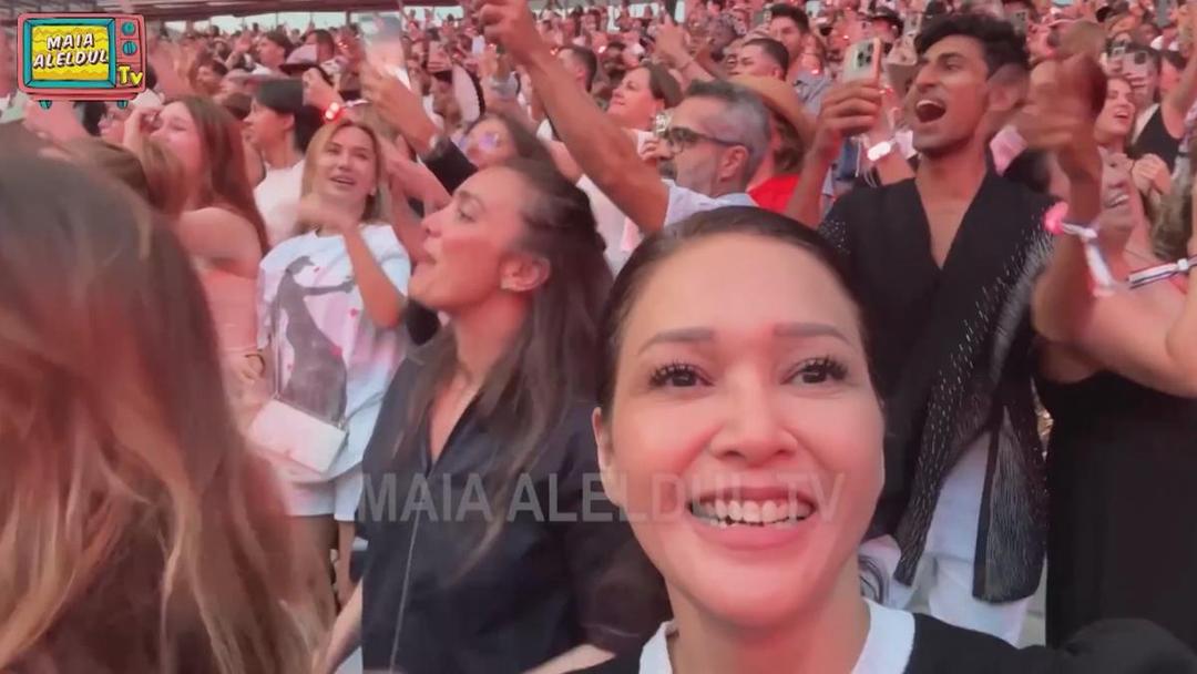Maia Estianty nonton Beyonce di Paris (YouTube.com/Maia ALELDUL TV)