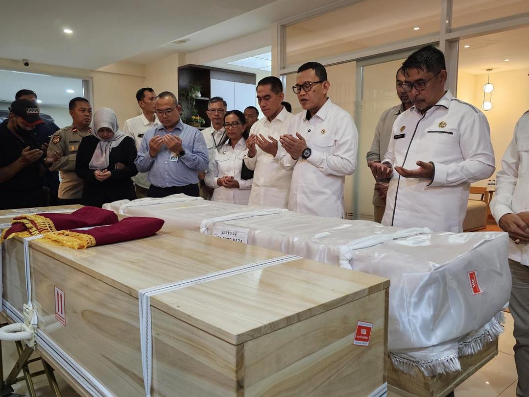 Jenazah WNI yang Jatuh di Bandara Incheon Korsel Tiba di Indonesia