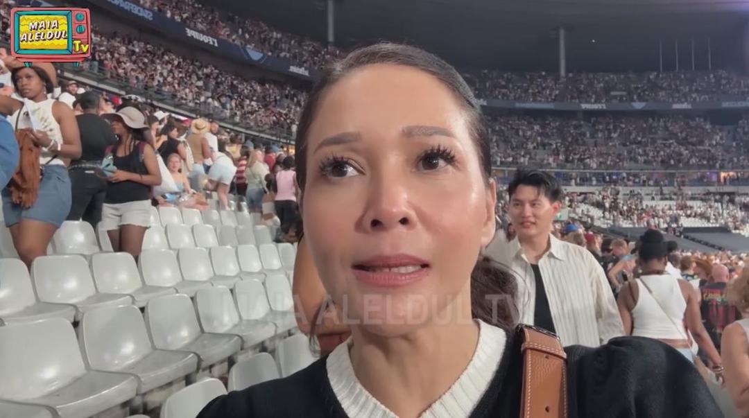 Maia Estianty nonton Beyonce di Paris (YouTube.com/Maia ALELDUL TV)