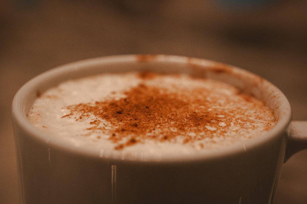 Potret buih susu pada kopi