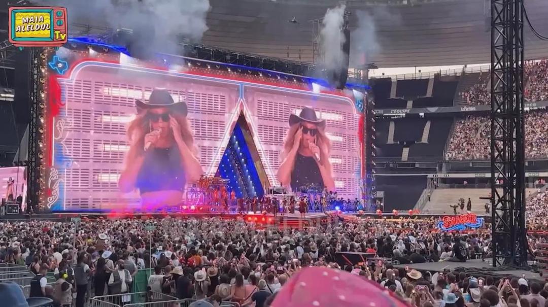 Maia Estianty nonton Beyonce di Paris (YouTube.com/Maia ALELDUL TV)