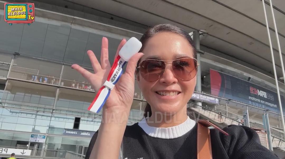 Maia Estianty nonton Beyonce di Paris (YouTube.com/Maia ALELDUL TV)