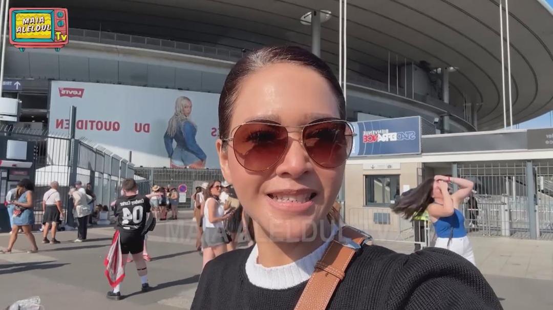 Maia Estianty nonton Beyonce di Paris (YouTube.com/Maia ALELDUL TV)