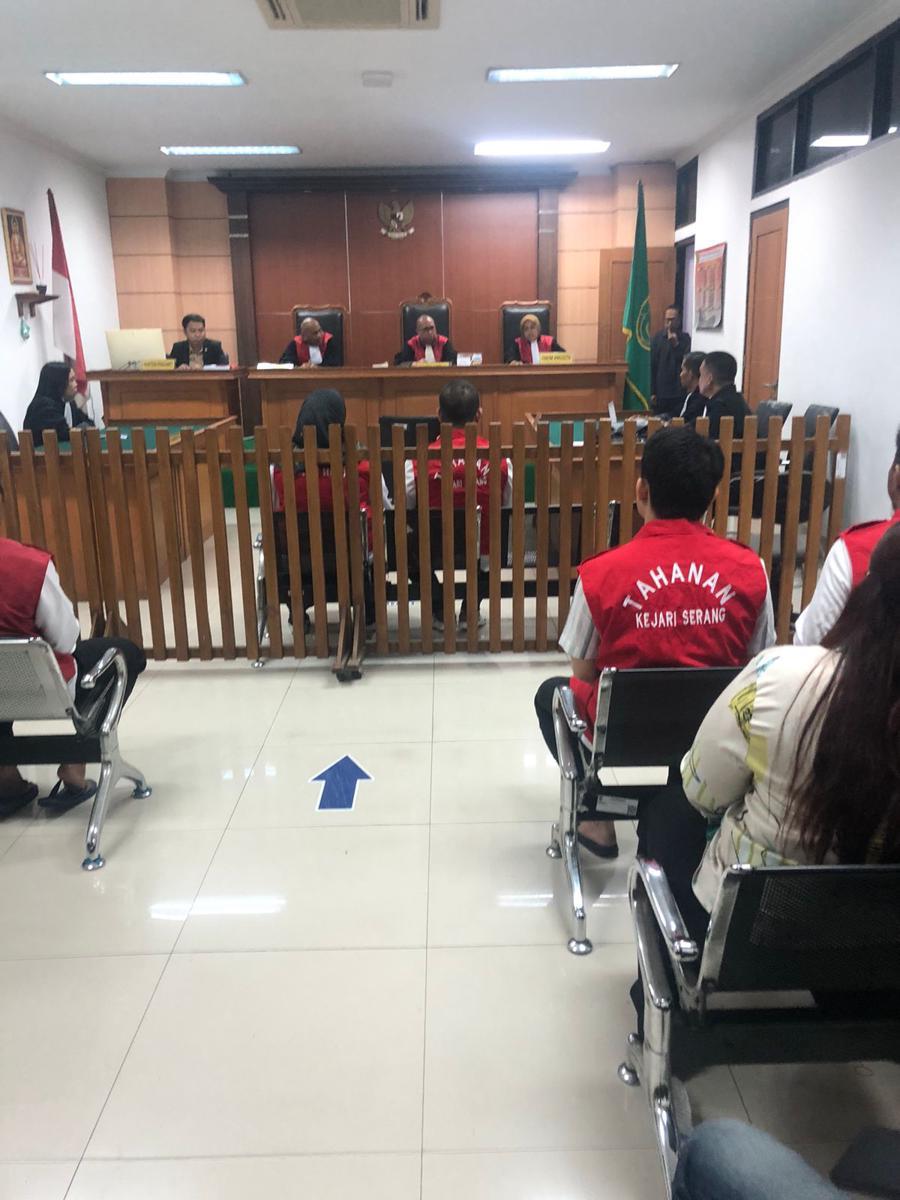 Sidang Tuntutan Gembong Pemilik Pabrik PCC di Serang Ditunda 8 Kali 