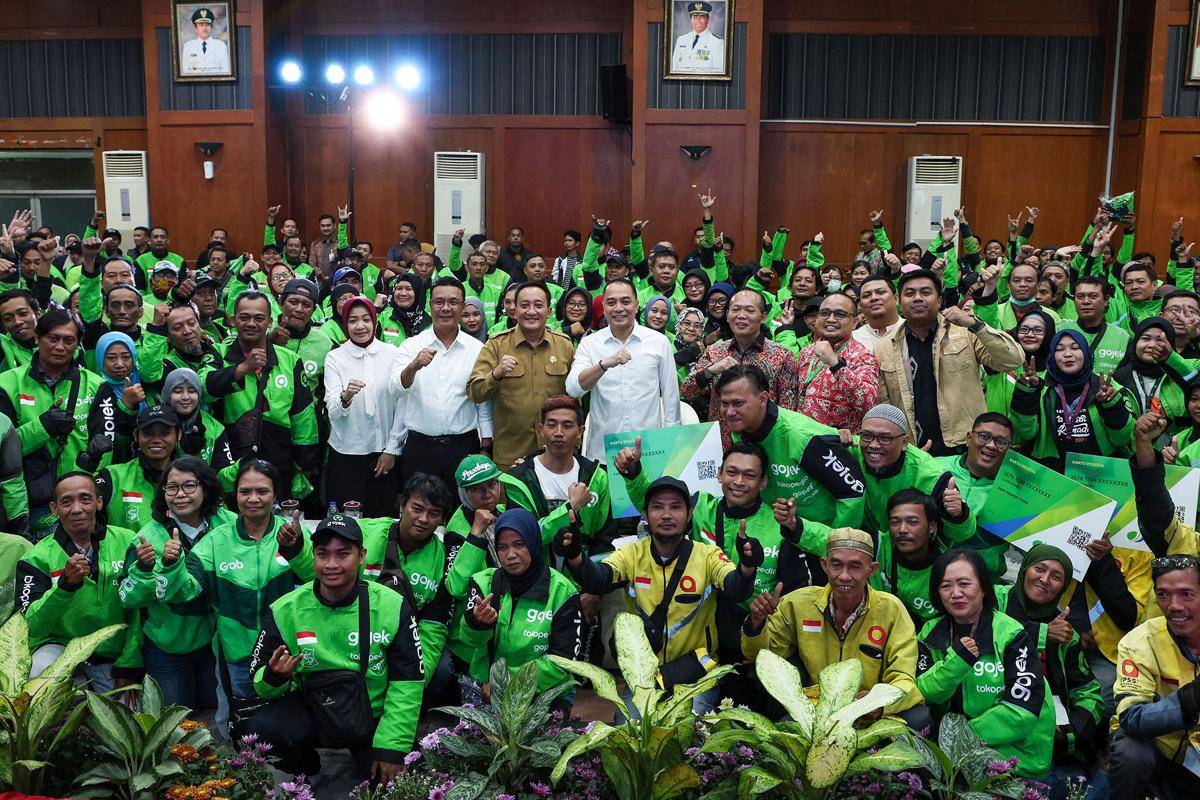 15.350 Ojol di Surabaya Dapat BPJS Ketenagakerjaan