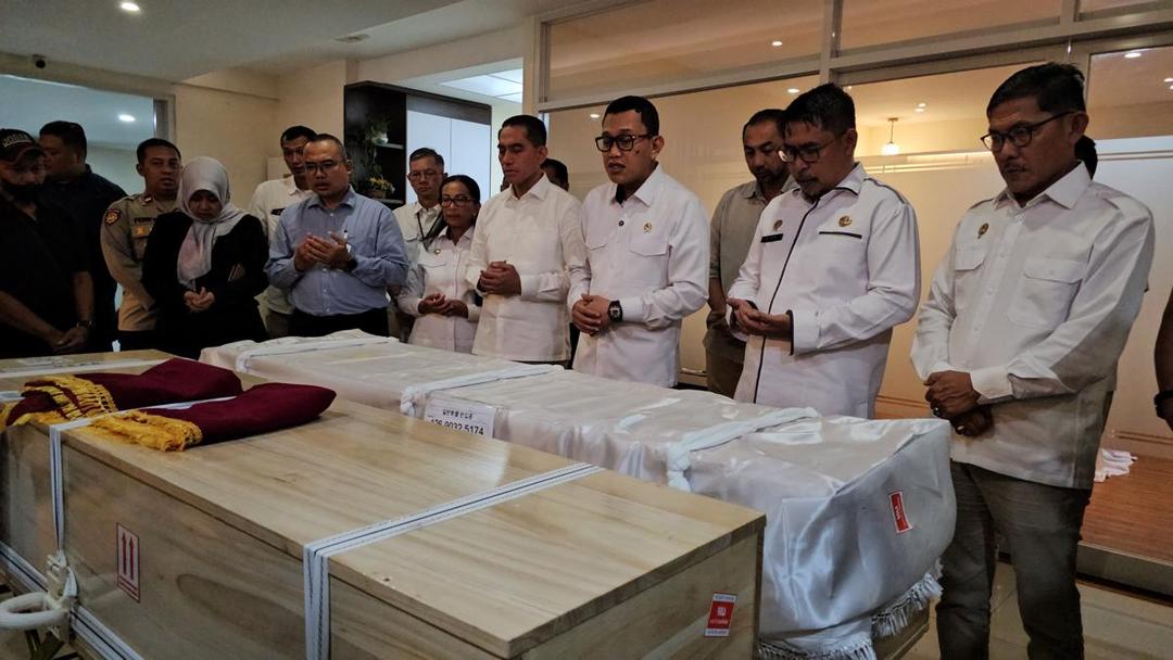 Jenazah WNI yang Jatuh Saat Bekerja di Proyek di Korsel, Tiba di Soetta