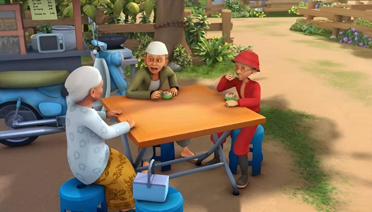 cara mengelola warung makan seperti Uncle Muthu di Upin & Ipin