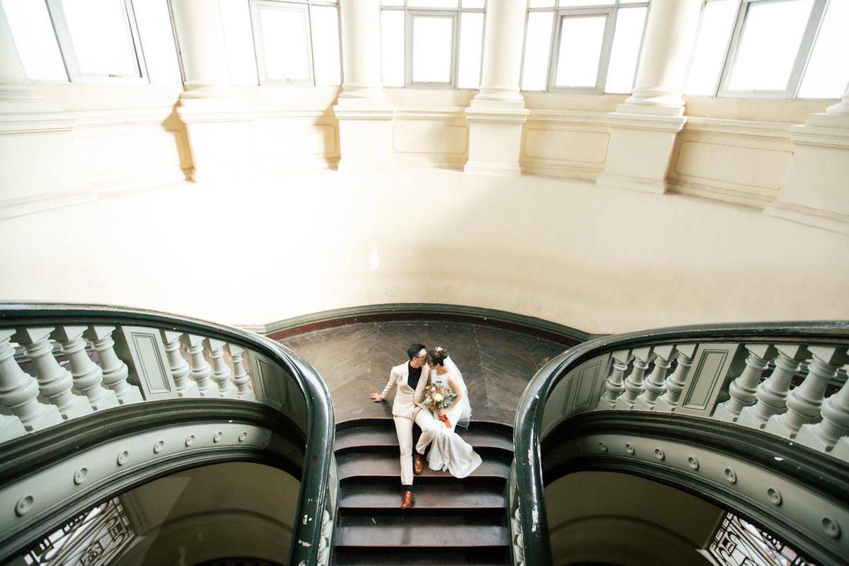 ilustrasi foto prewedding indoor 