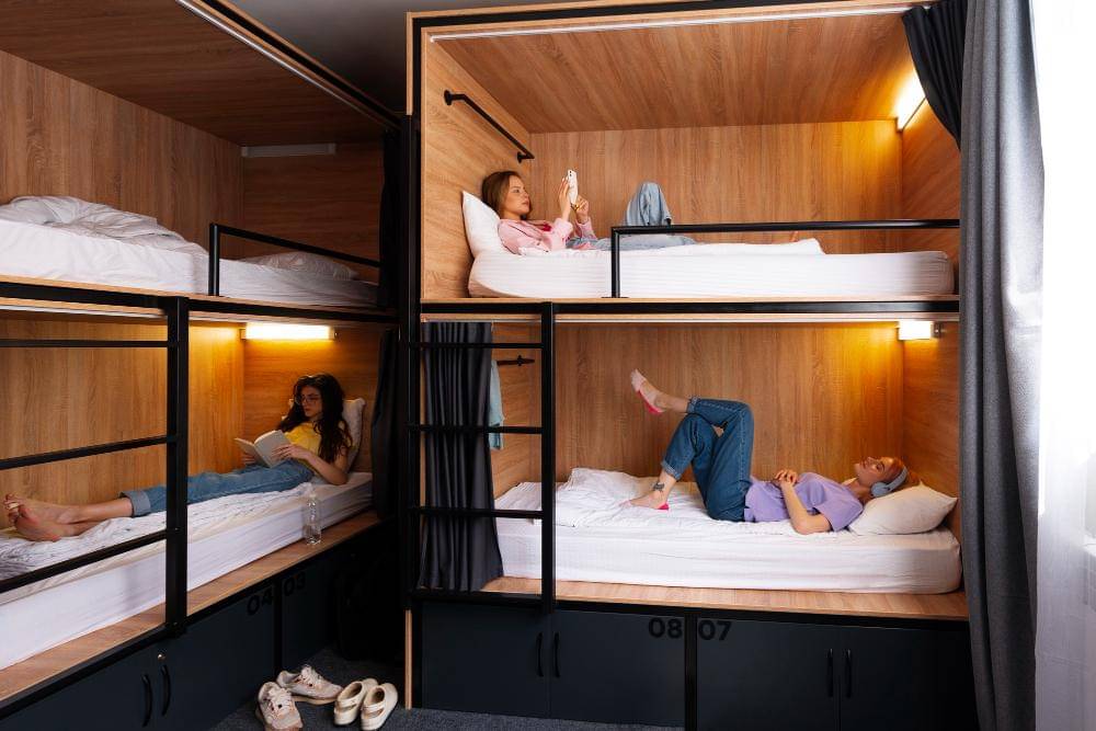 Potret kamar di hostel