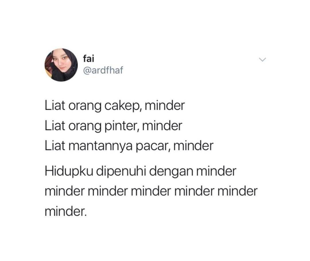 Meme minder (instagram.com/ocehanwargatwitter)