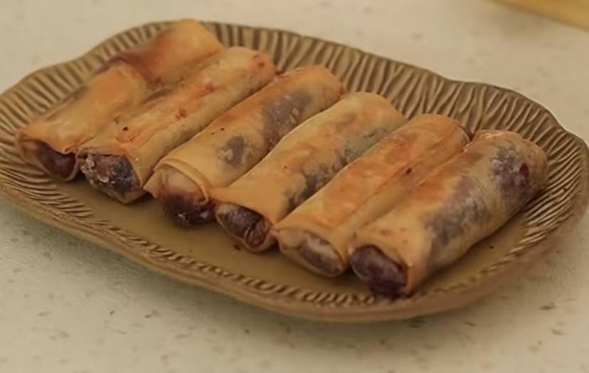 Lumpia isi ubi ungu keju (instagram.com/@oktavidailu_)