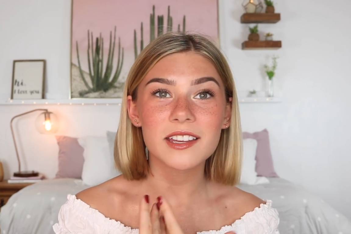 ilustrasi sunburn blush (youtube.com/Daisy Terrell)