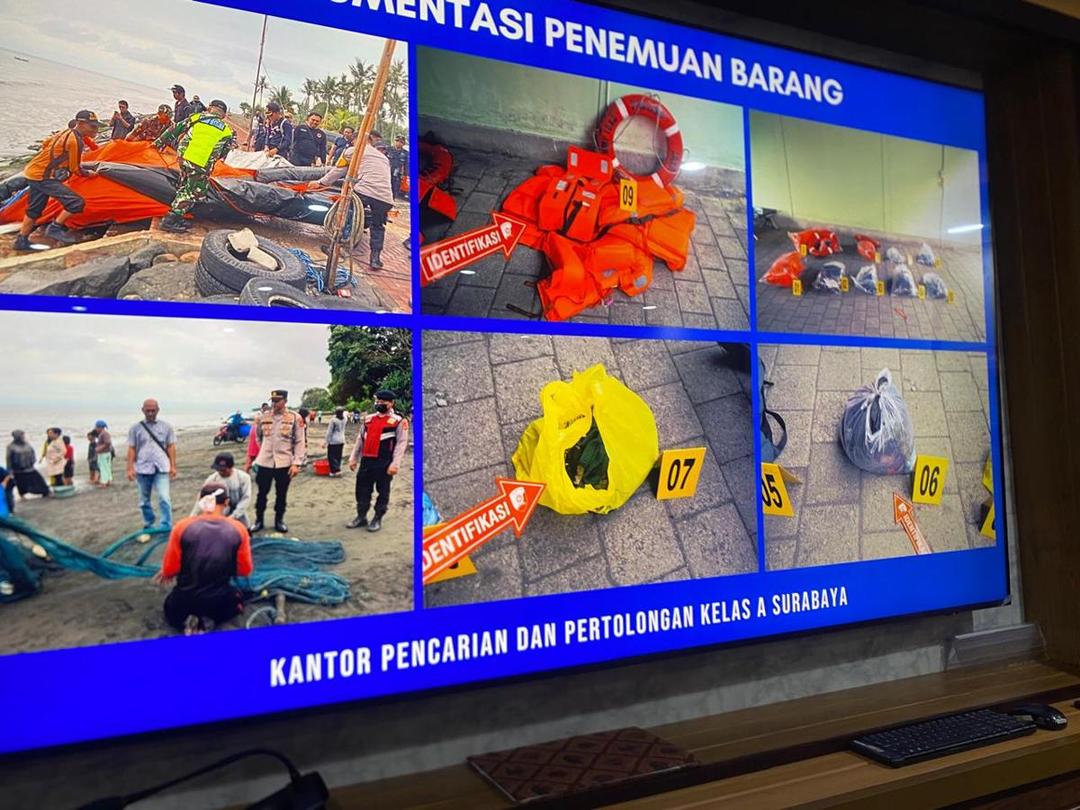 Hari Ketiga Pencarian KMP Tunu Pratama, Tim SAR Temukan Barang Korban