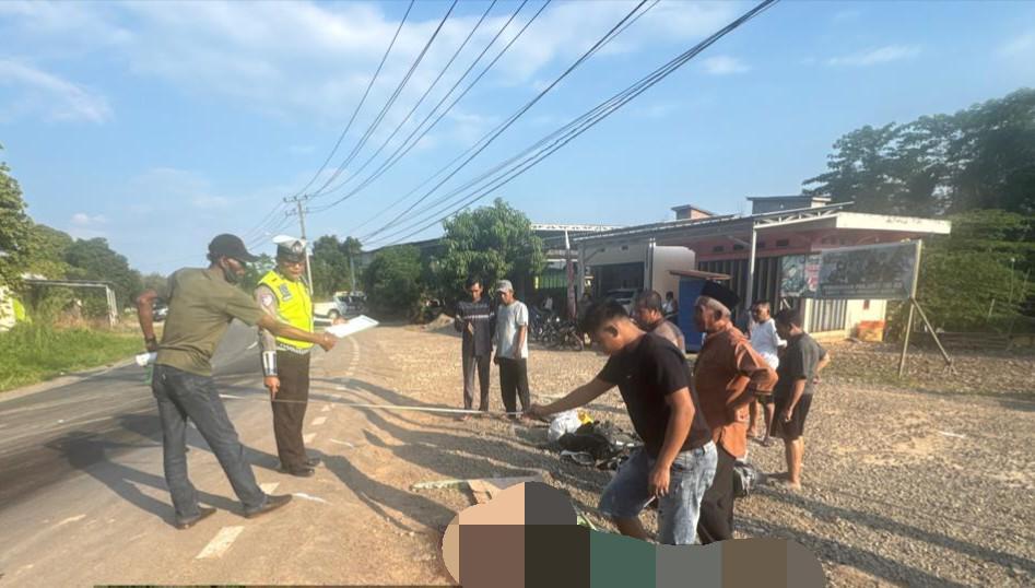 Pengemudi Motor Tewas Ditabrak Fortuner di Jalinteng Muba