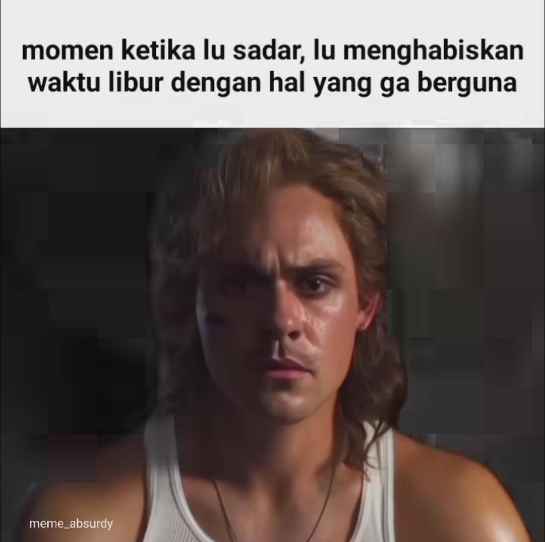 Meme hari libur (instagram.com/meme_absurdy)