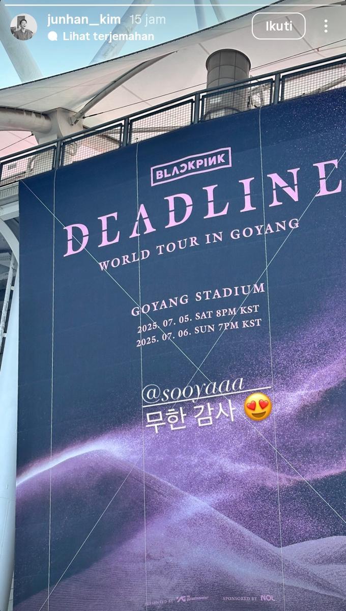 Artis Korea di konser BLACKPINK DEADLINE