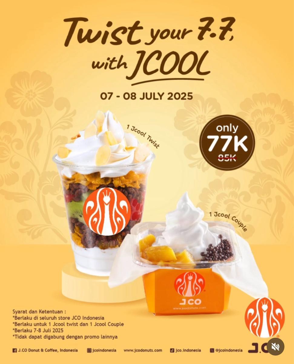 Promo 7.7 JCo Donuts and Coffee (instagram.com/jcoindonesia)