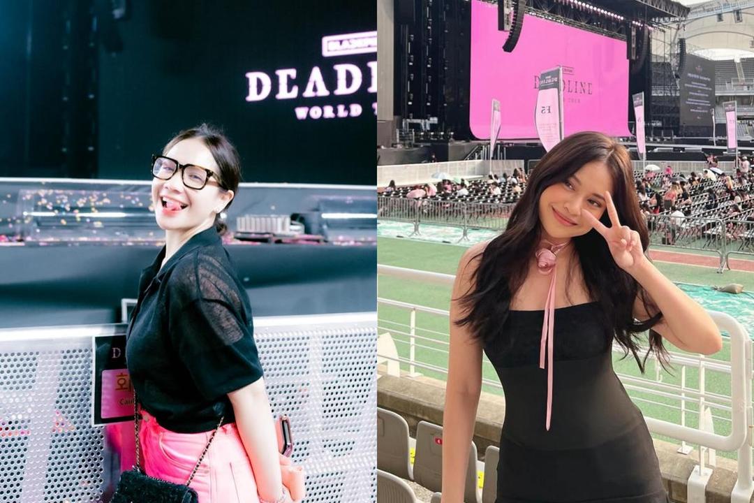 Artis Indonesia nonton konser BLACKPINK DEADLINE in Goyang