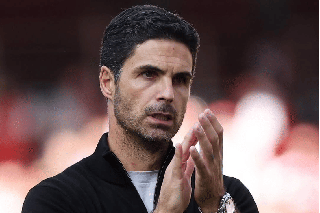 Mikel Arteta dalam sebuah pertandingan melatih Arsenal FC. (instagram.com/mikelarteta)