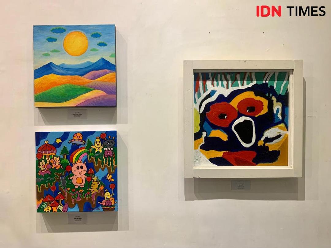 Potret karya di Pameran INFINITE COLOR (IDN Times/Fina Wahibatun Nisa)