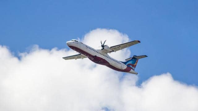 Ilustrasi pesawat ATR 72-500 (unsplash.com/bornil)