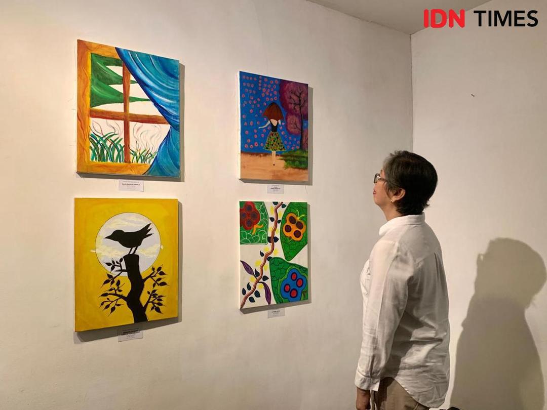 Potret karya di Pameran INFINITE COLOR (IDN Times/Fina Wahibatun Nisa)