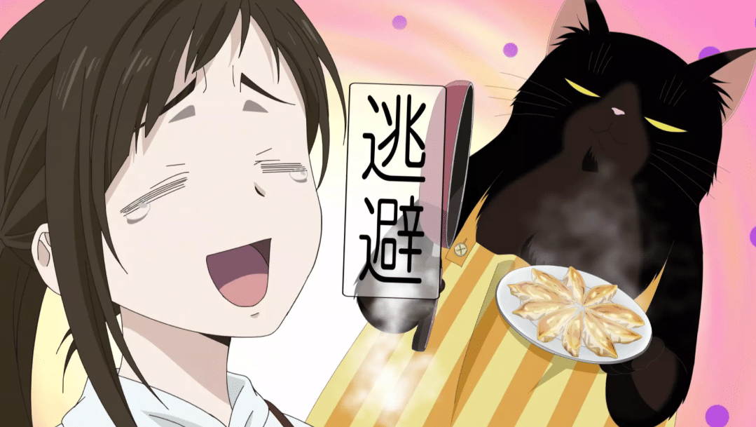 cuplikan dari anime The Masterful Cat is Depressed Again Today (2023)