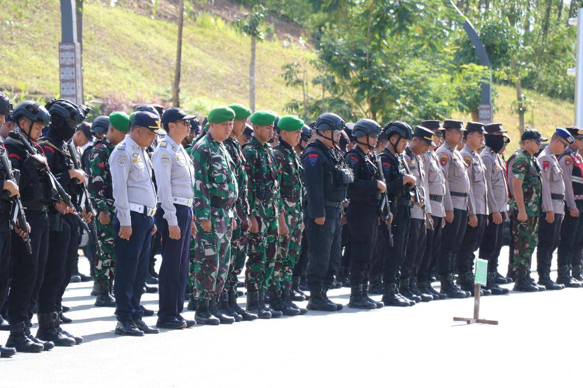 Apel gabungan pengamanan VVIP istri Wapres ke IKN