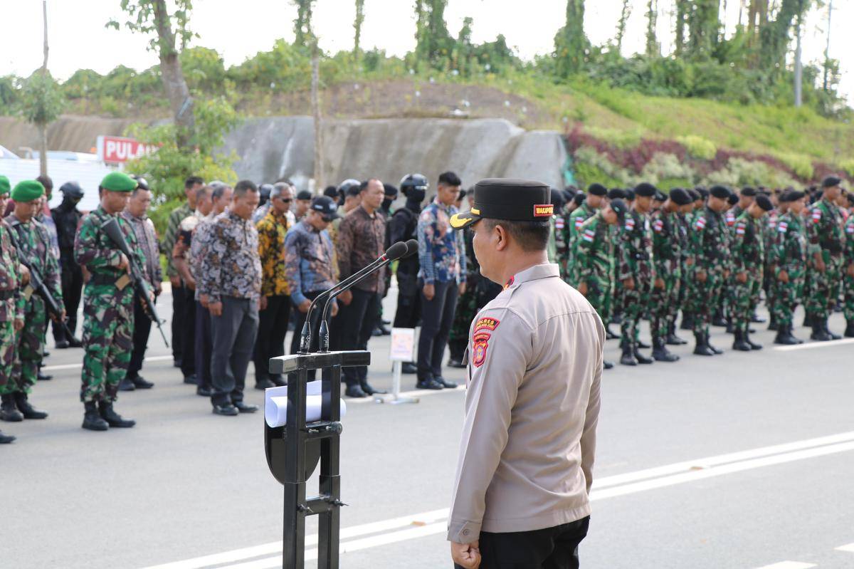 Apel gabungan pengamanan tamu VVIP di IKN