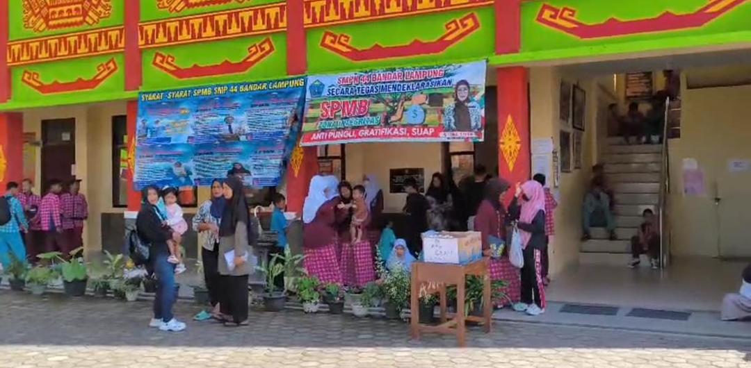 Baru Puluhan Siswa Mendaftar di SMA Siger 3 Bandar Lampung