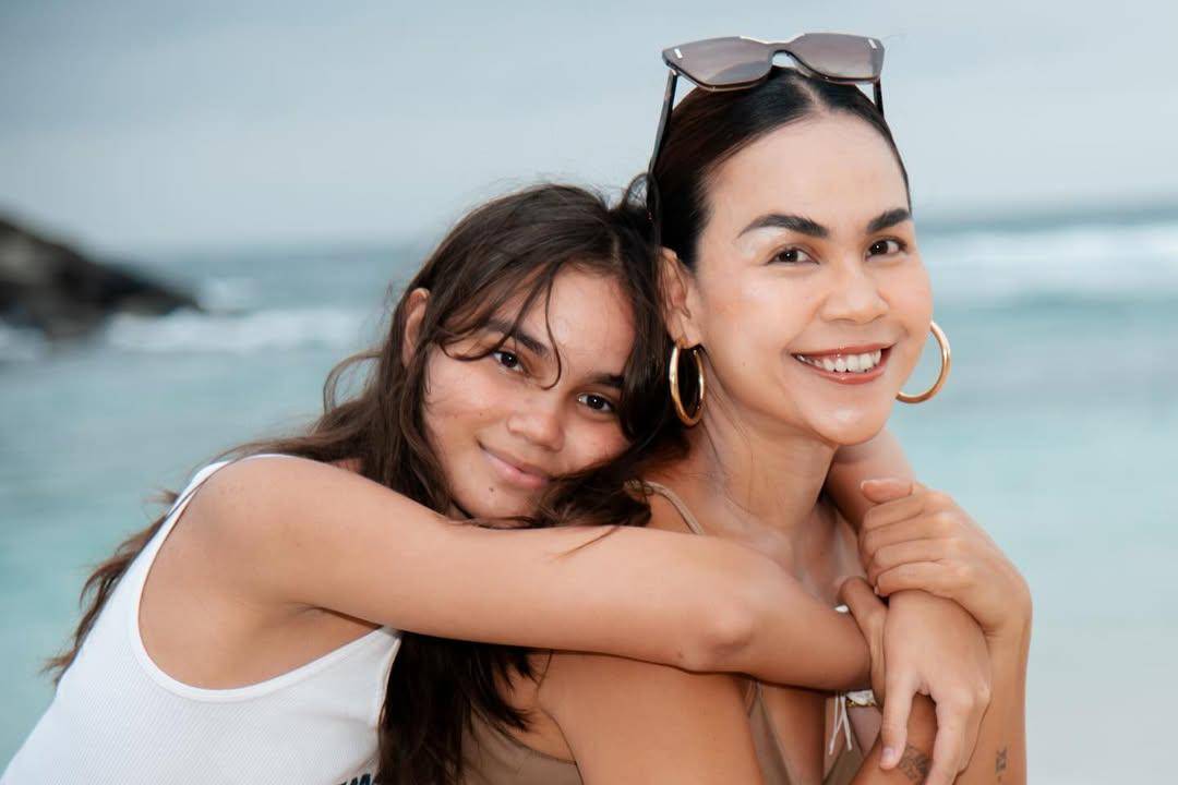 Melaney Ricardo dan anak liburan di Bali (instagram.com/melaney_ricardo)