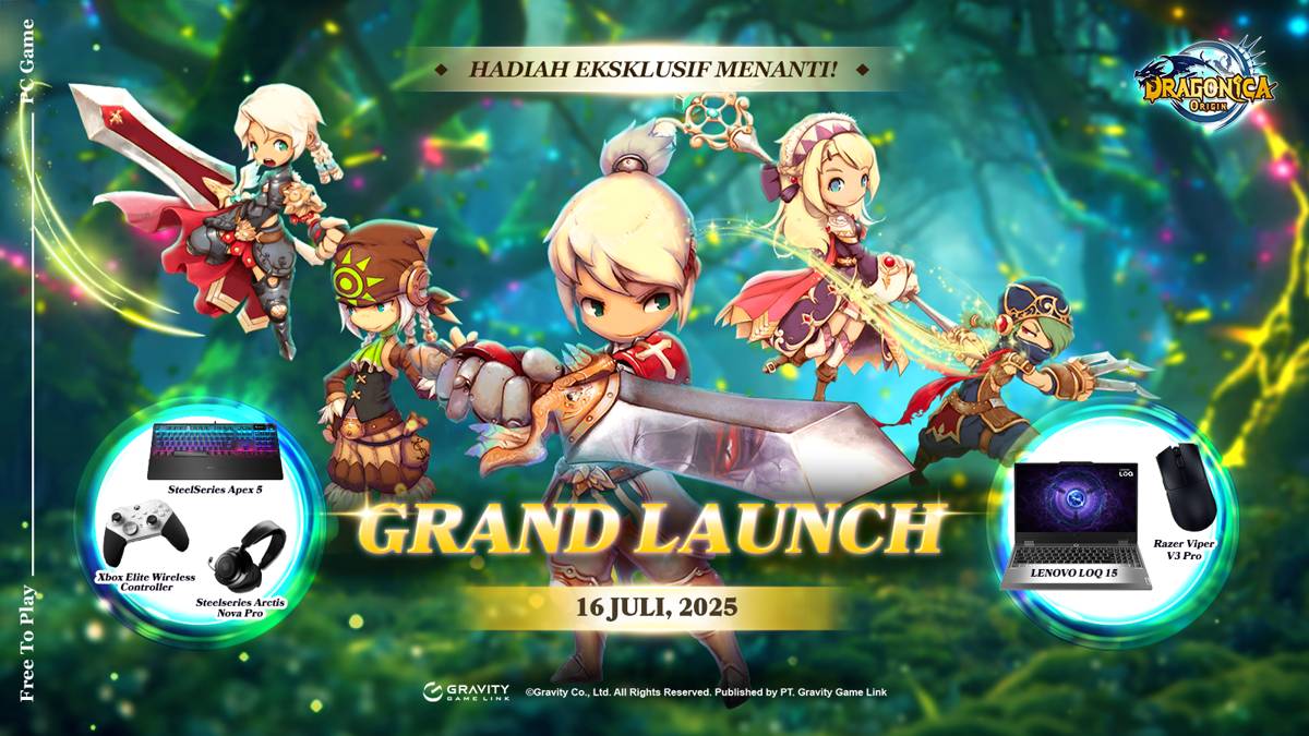 Gravity Game Link Umumkan Grand Launch Dragonica Origin SEA!