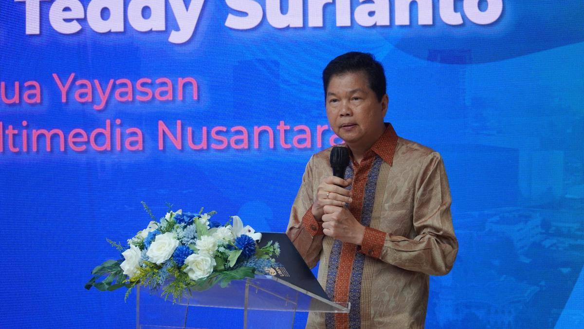 Teddy dalam pembukaan launching Magister Desain (Dok. UMN) .JPG