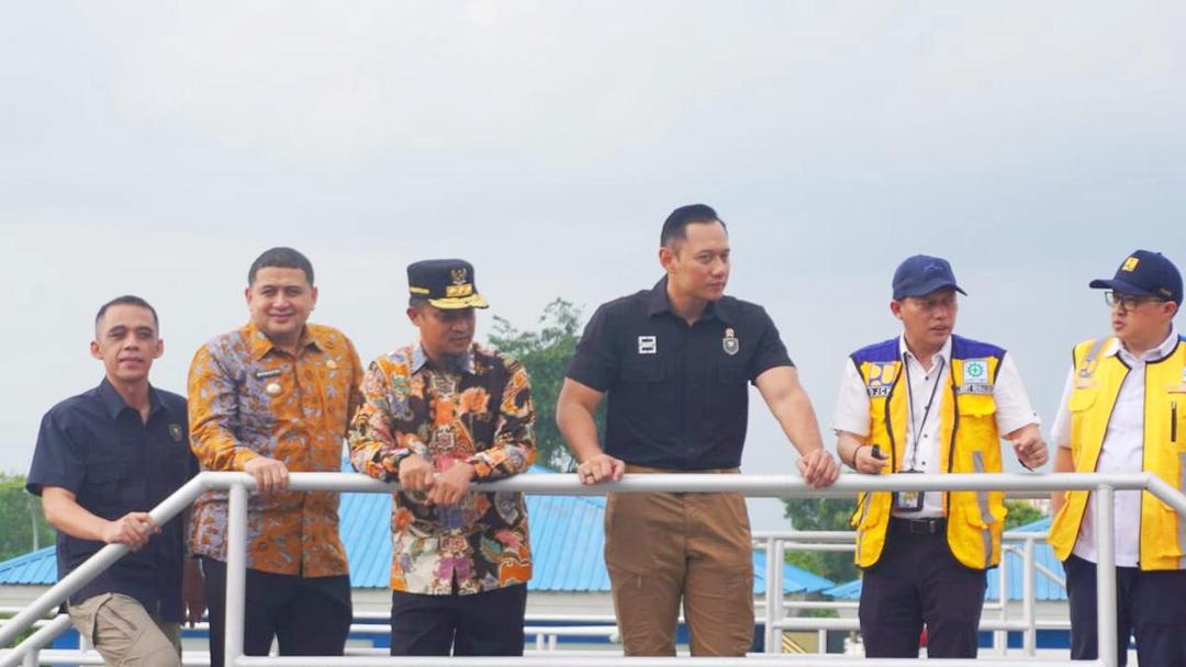 Tinjau IPAL Losari Makassar, AHY Dorong Perluasan Sambungan Rumah