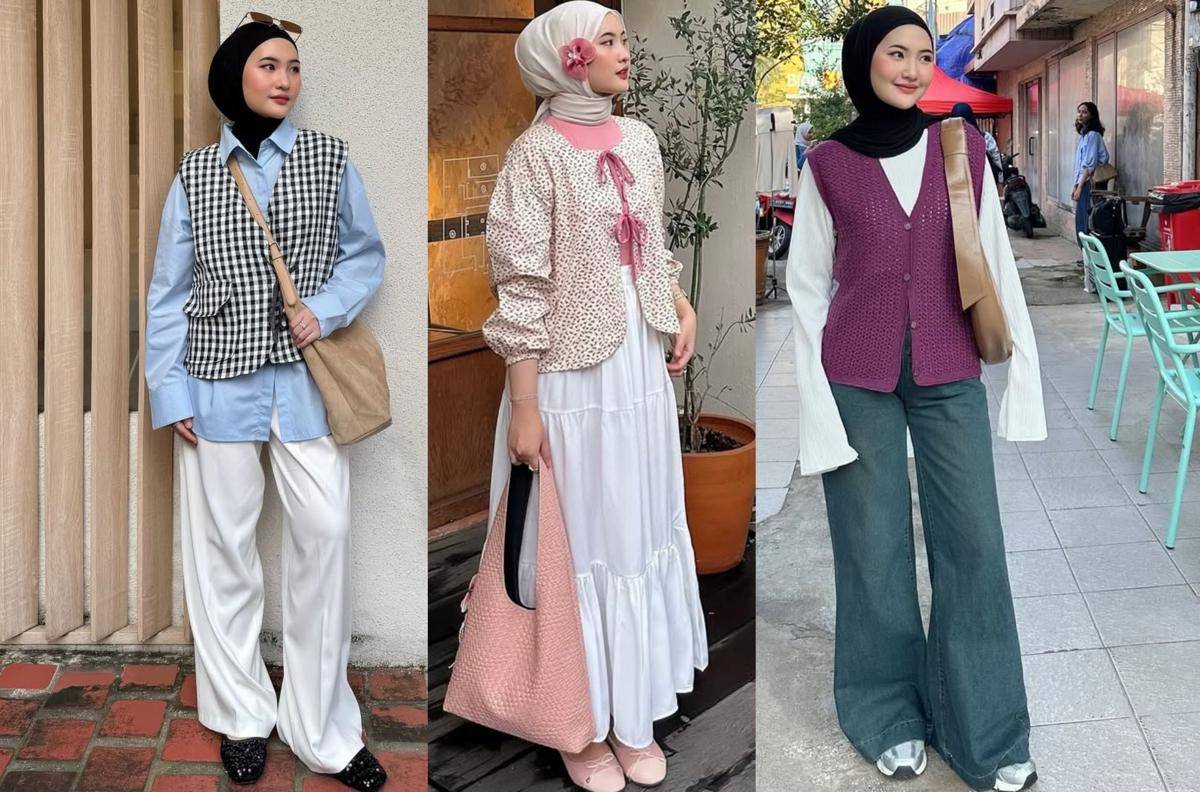 7 Inspirasi OOTD Korean Style Pakai Outer ala Intan Ghazella, Cute!