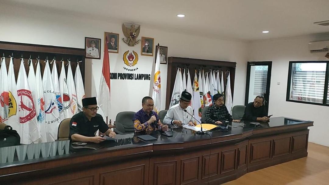 Cek Struktur Kepengurusan KONI Lampung 2025–2029, Ada Pejabat?