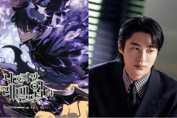 Poster Webtoon dan Aktor Pemeran Solo Leveling (Instagram.com/digacraft.books | Instagram.com/byeonwooseok)